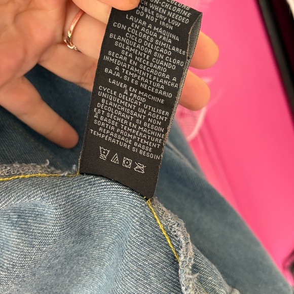 Fringed Blue Jean Jacket - Picture 11 of 13